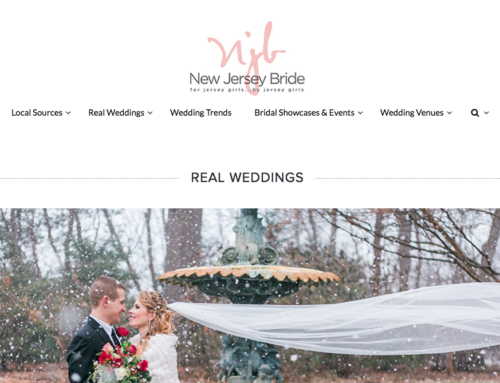 THE VIEW ON THE HUDSON WINTER WEDDING ON NEW JERSEY BRIDE {Published}